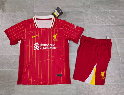 KIDS Liverpool FC 2024/25 Home Stadium Kit for Kids (Jersey + Shorts Set)