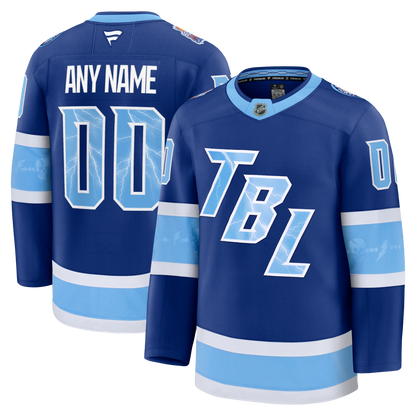 Tampa Bay Lightning Fanatics 2026 NHL Stadium Series Premium Custom Jersey - Blue