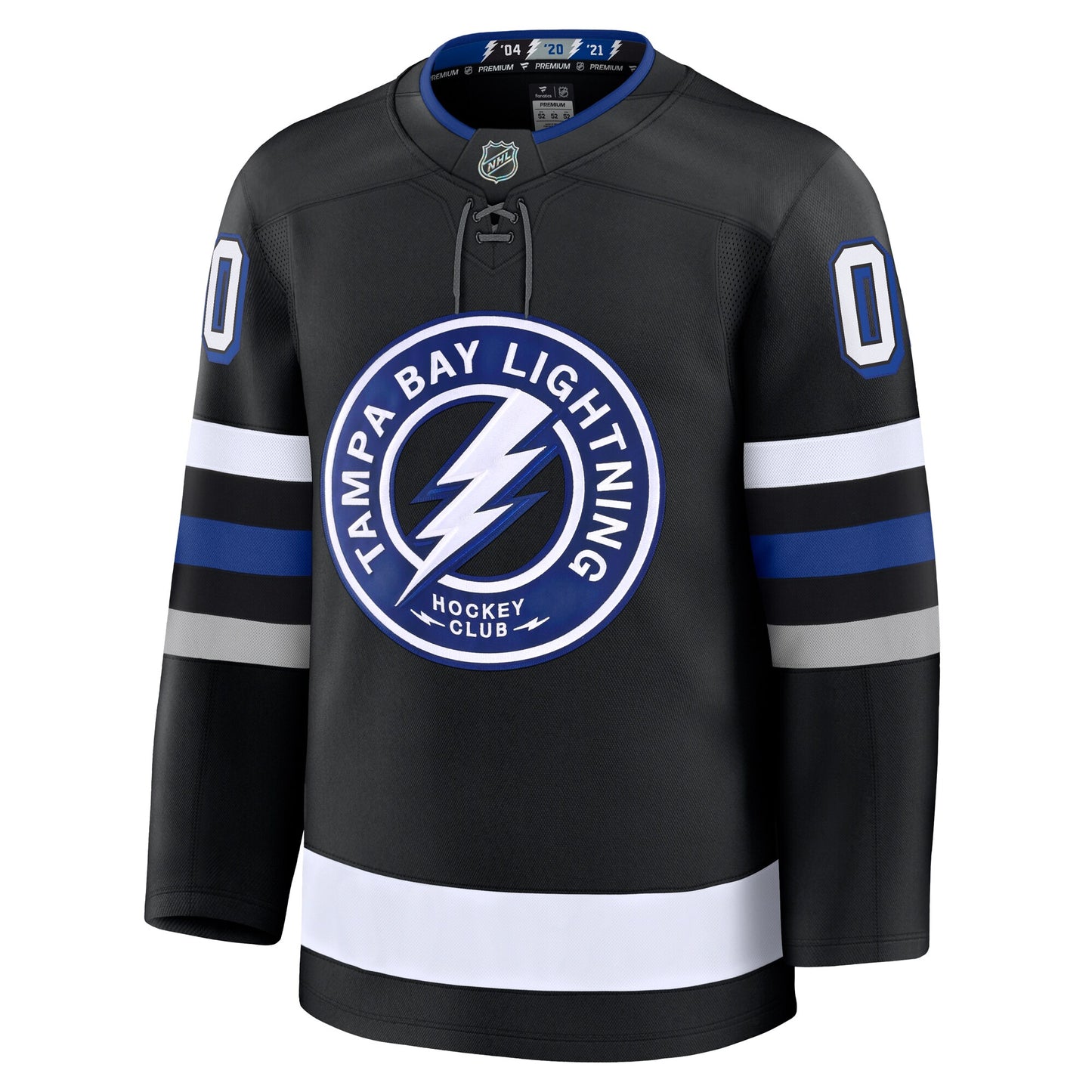 Tampa Bay Lightning Fanatics Alternate Premium Custom Jersey - Black