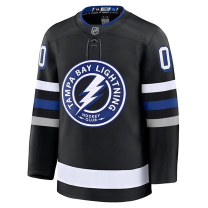 Tampa Bay Lightning Fanatics Alternate Premium Custom Jersey - Black