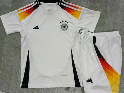 KIDS Germany National Team 2024/25 Home Football Kit Set (Jersey + Shorts)
