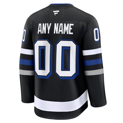Tampa Bay Lightning Fanatics Alternate Premium Custom Jersey - Black