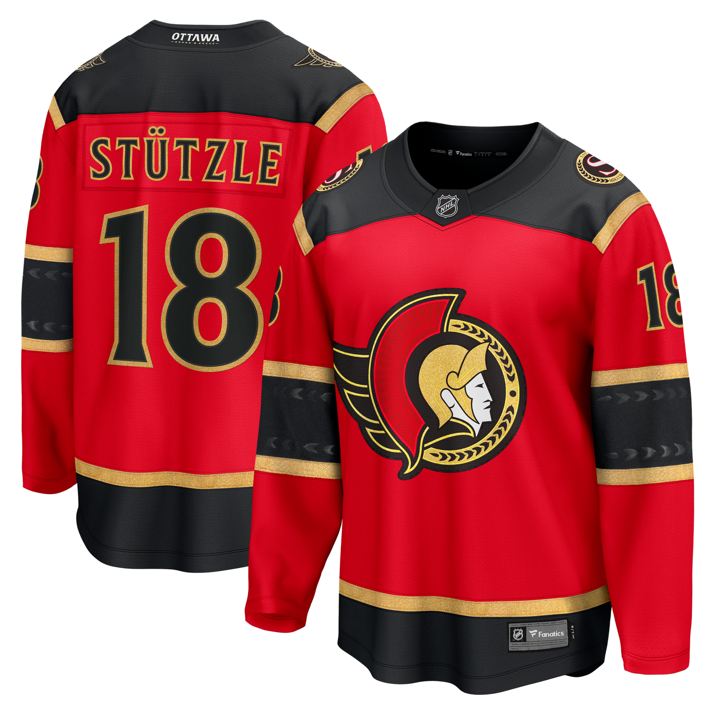 Tim Stutzle Ottawa Senators Fanatics Alternate Breakaway Jersey - Red