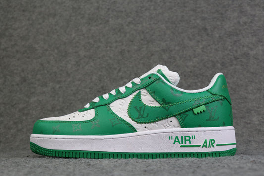 LV x Nike Air Force 1 Low 'White Gym Green'