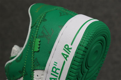 LV x Nike Air Force 1 Low 'White Gym Green'