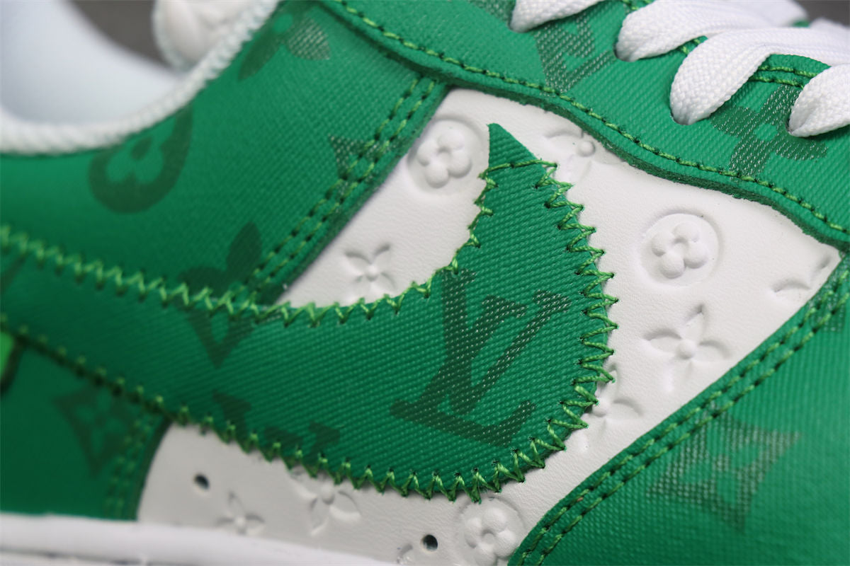 LV x Nike Air Force 1 Low 'White Gym Green'