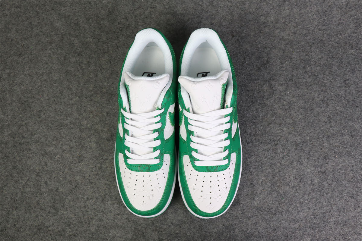 LV x Nike Air Force 1 Low 'White Gym Green'
