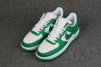 LV x Nike Air Force 1 Low 'White Gym Green'