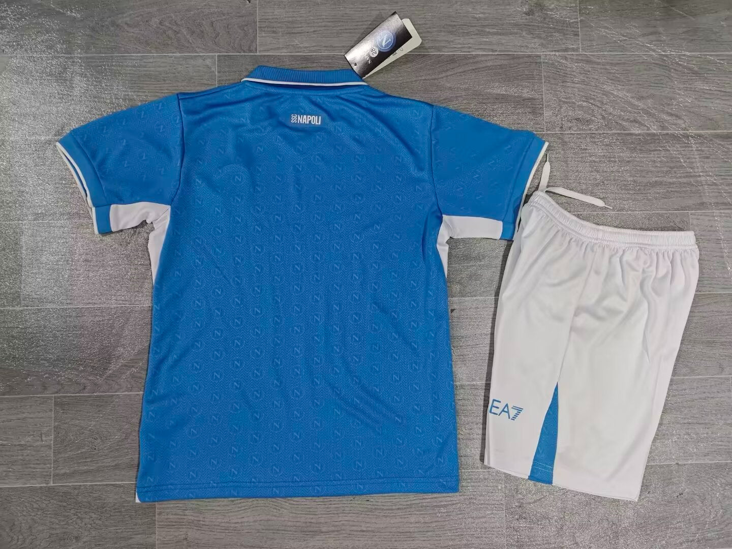 KIDS SSC Napoli Home Kit (Jersey & Shorts Set)