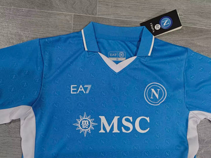 KIDS SSC Napoli Home Kit (Jersey & Shorts Set)