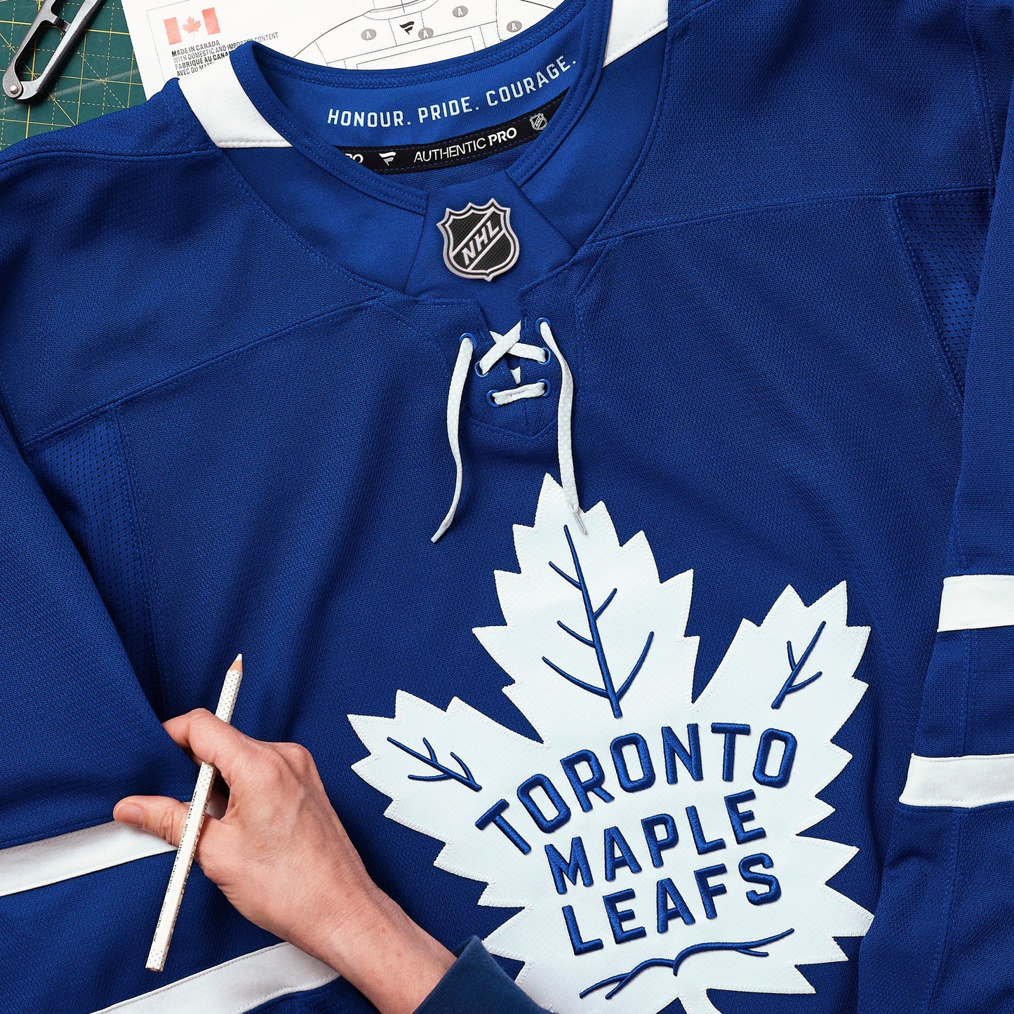 Toronto Maple Leafs Fanatics Home Authentic Pro Custom Jersey - Blue