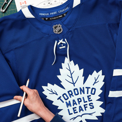 Toronto Maple Leafs Fanatics Home Authentic Pro Custom Jersey - Blue
