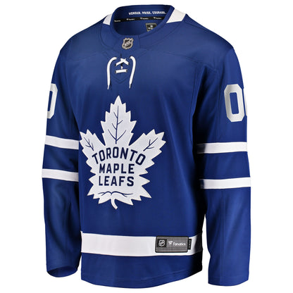 Toronto Maple Leafs Fanatics Home Breakaway Custom Jersey - Blue