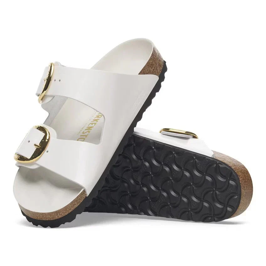 1029520 Arizona Hammered Big Buckle Natural Leather Patent