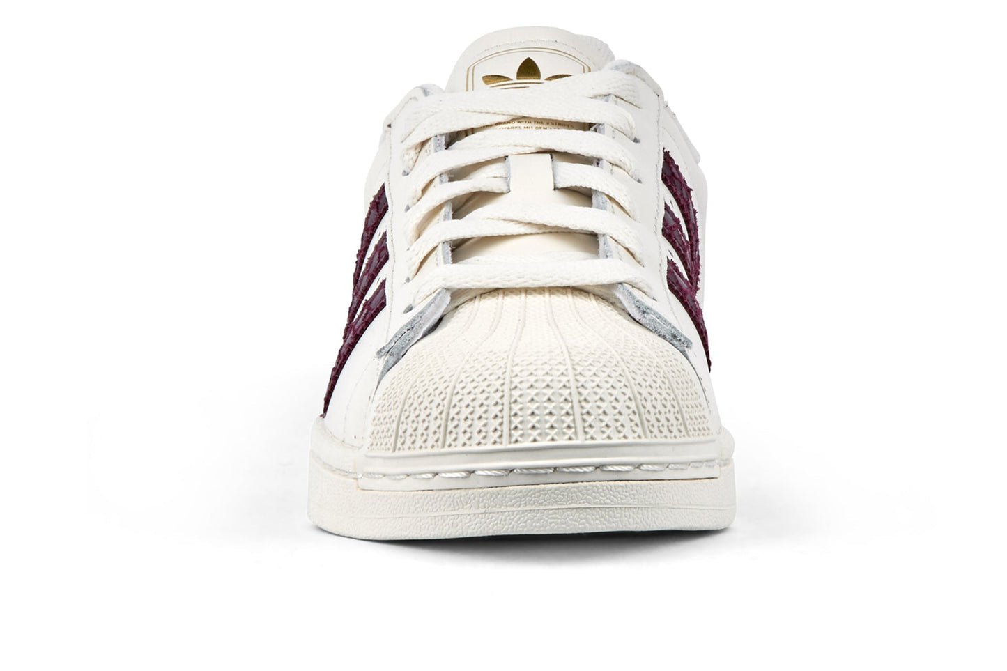 Adidas Superstar 2 W - Off White/Maroon/Gold Metallic