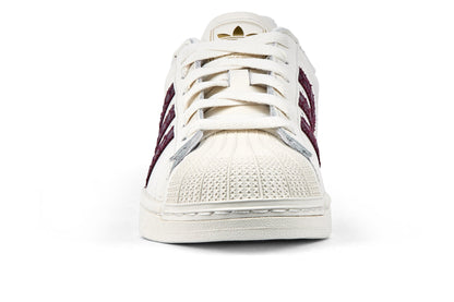Adidas Superstar 2 W - Off White/Maroon/Gold Metallic