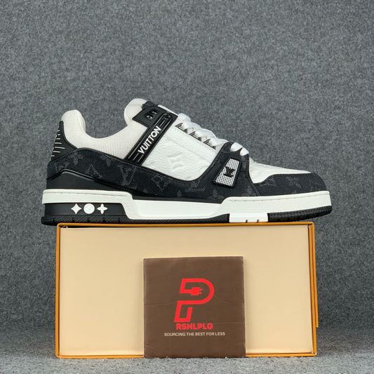 LV Trainer 'Black Monogram Denim'