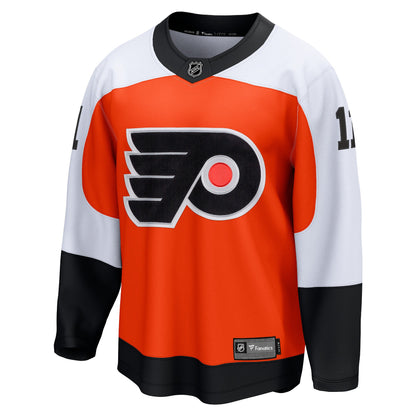 Travis Konecny Philadelphia Flyers Fanatics Home Premier Breakaway Player Jersey - Orange