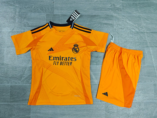KIDS adidas Real Madrid 24/25 Away Kids' Football Kit (Jersey + Shorts Set)