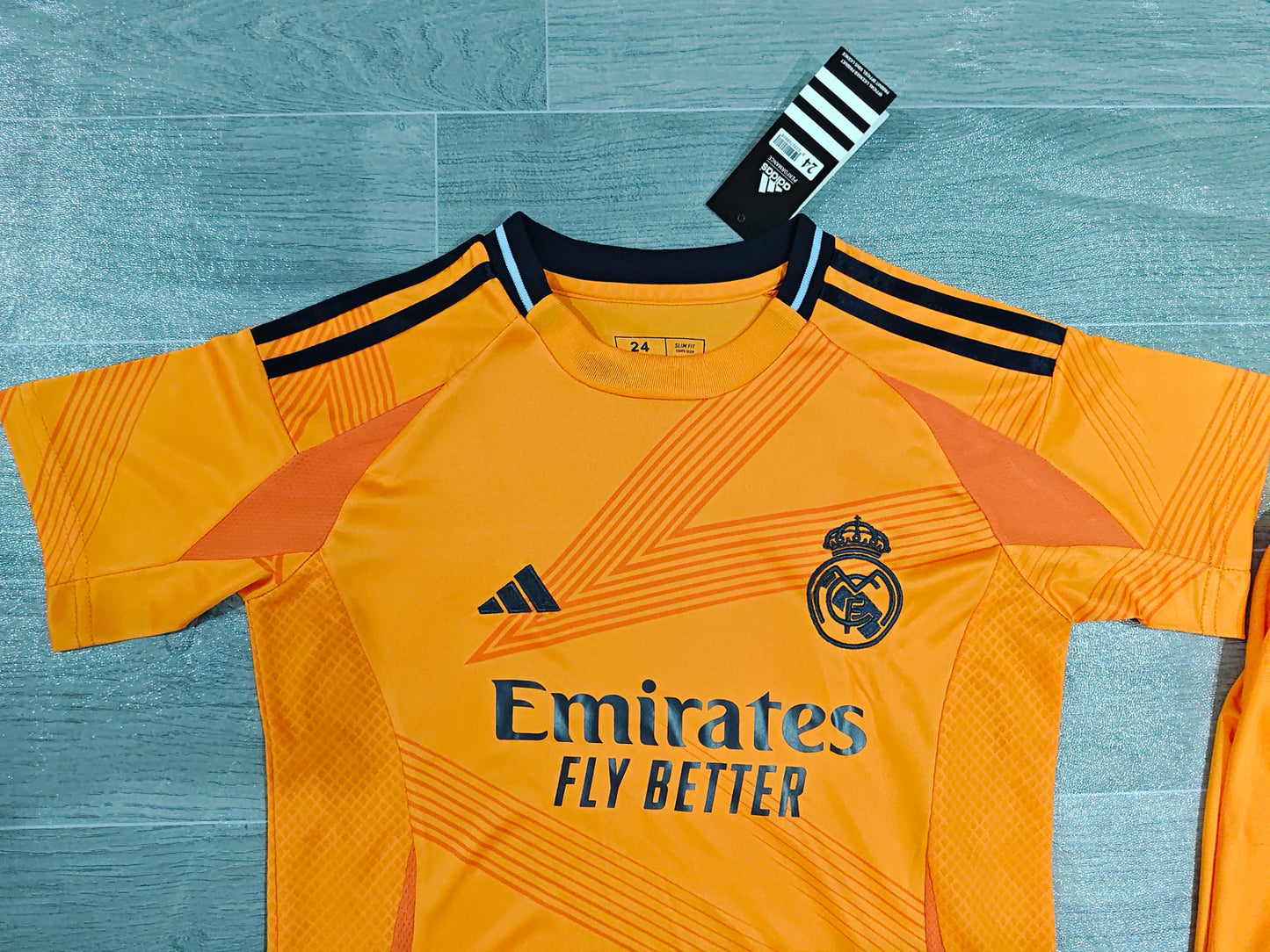 KIDS adidas Real Madrid 24/25 Away Kids' Football Kit (Jersey + Shorts Set)