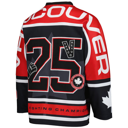 UFC Fight Night Vancouver Hockey Jersey - Red/Black