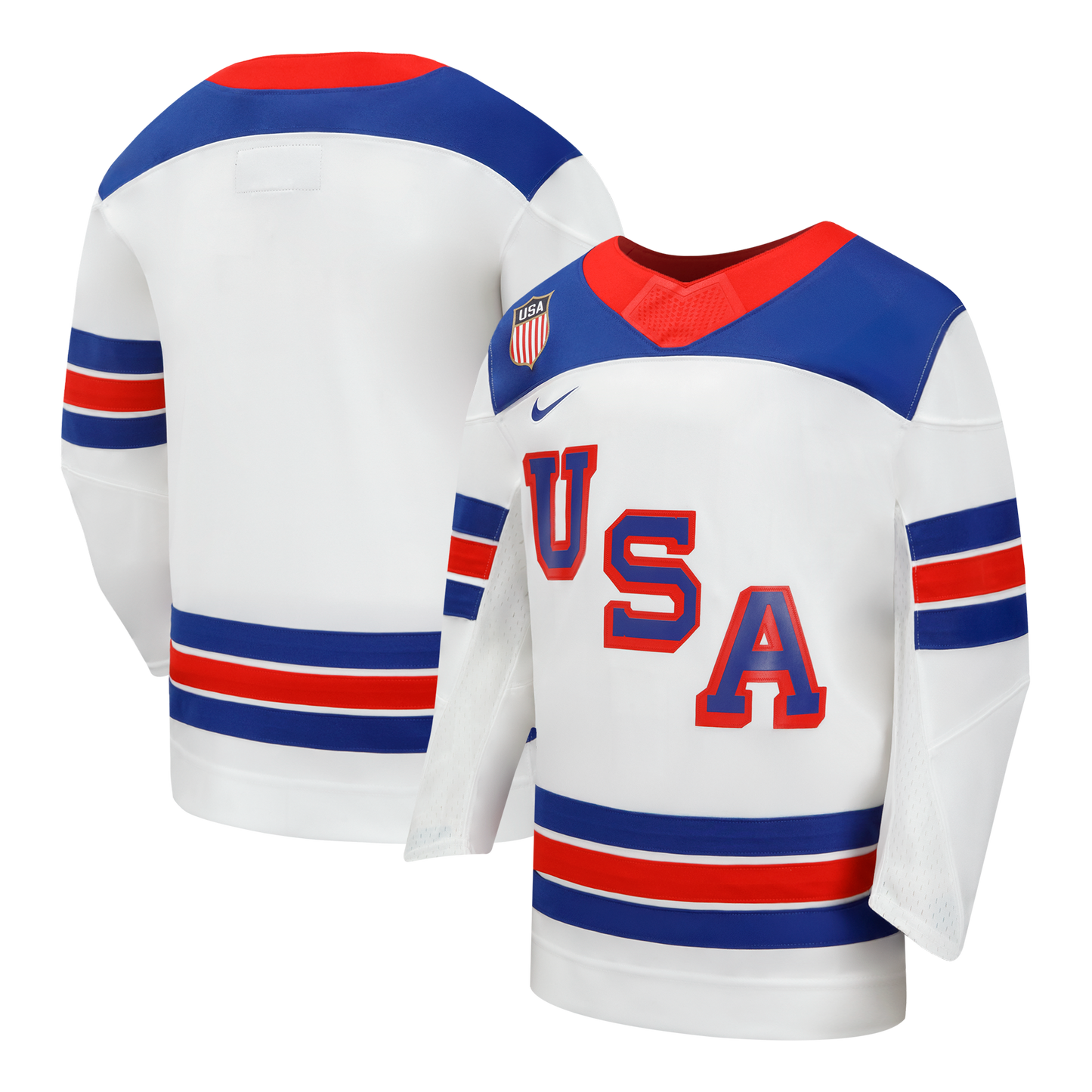 USA Hockey Nike Youth 2026 Away Replica Jersey - White