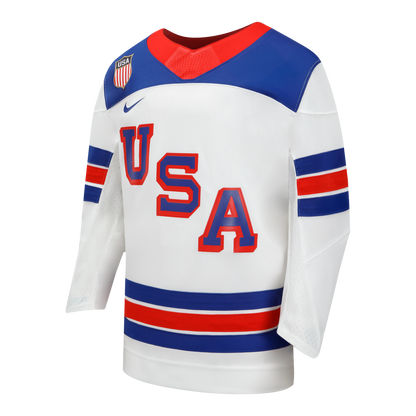USA Hockey Nike Youth 2026 Away Replica Jersey - White