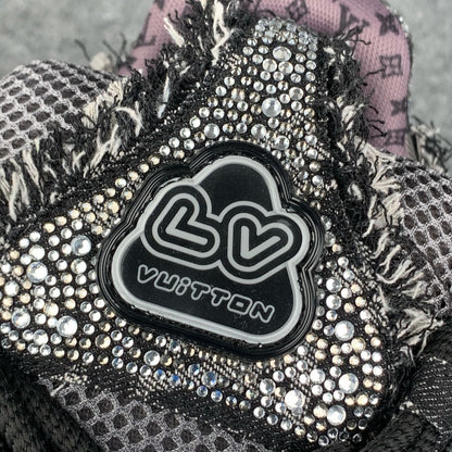 LV Skate Sneaker 'Black Swarovski Monogram'