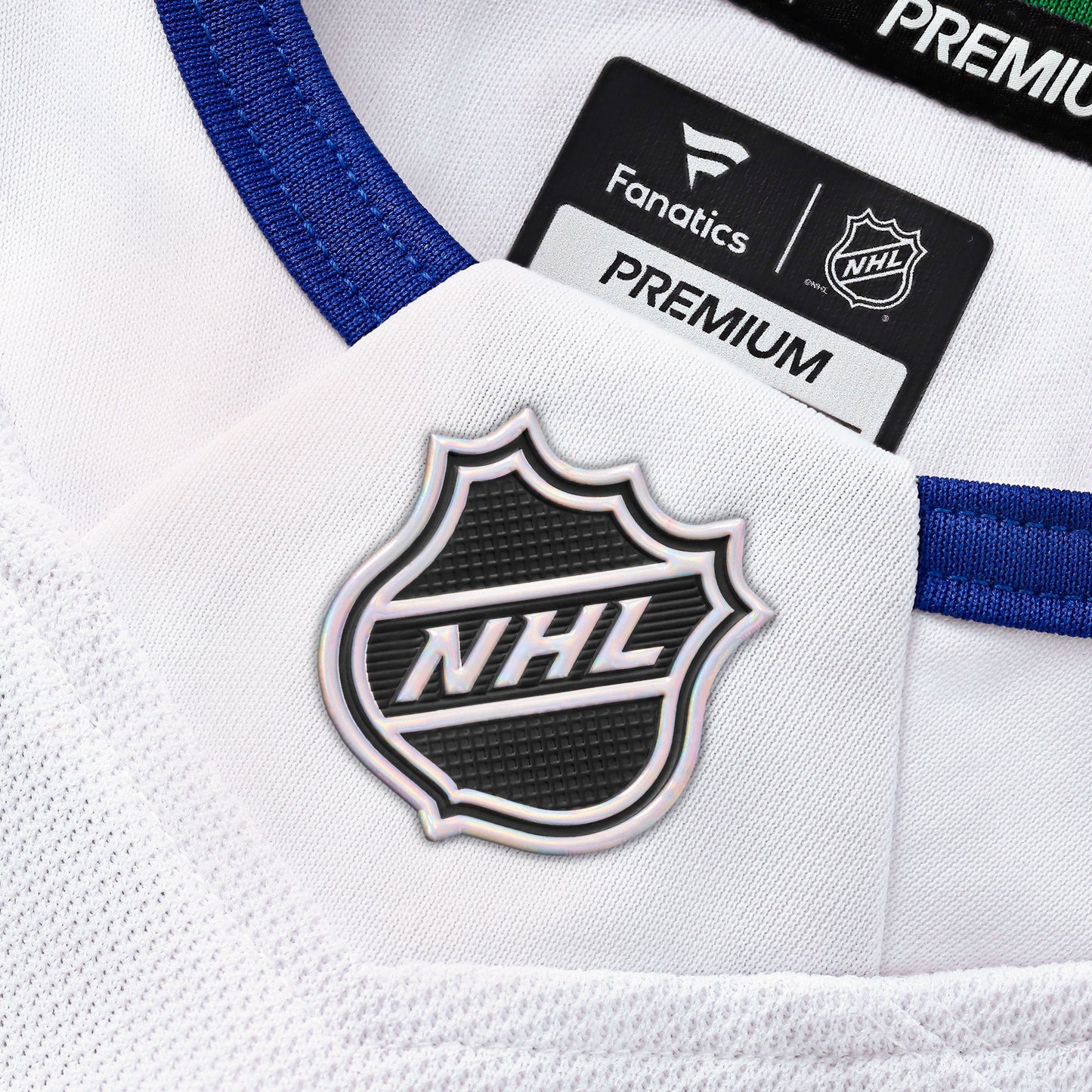 Vancouver Canucks Fanatics Away Premium Jersey - White