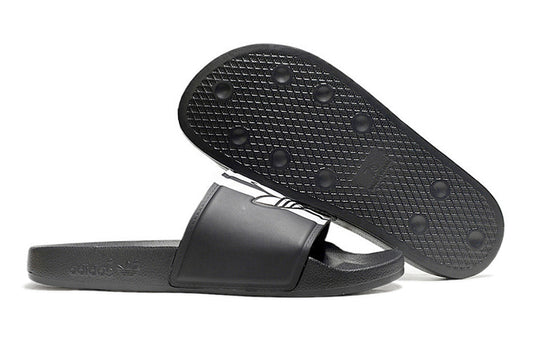 Adidas Originals Adilette Core Black/White Trefoil Slide Sandals GX6972