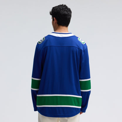 Vancouver Canucks Fanatics Home Team Breakaway Jersey - Blue