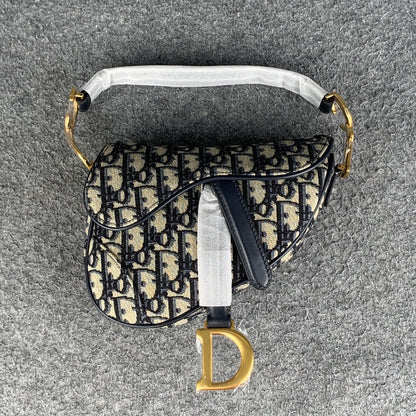 Dior Mini Saddle Bag Oblique Jacquard'