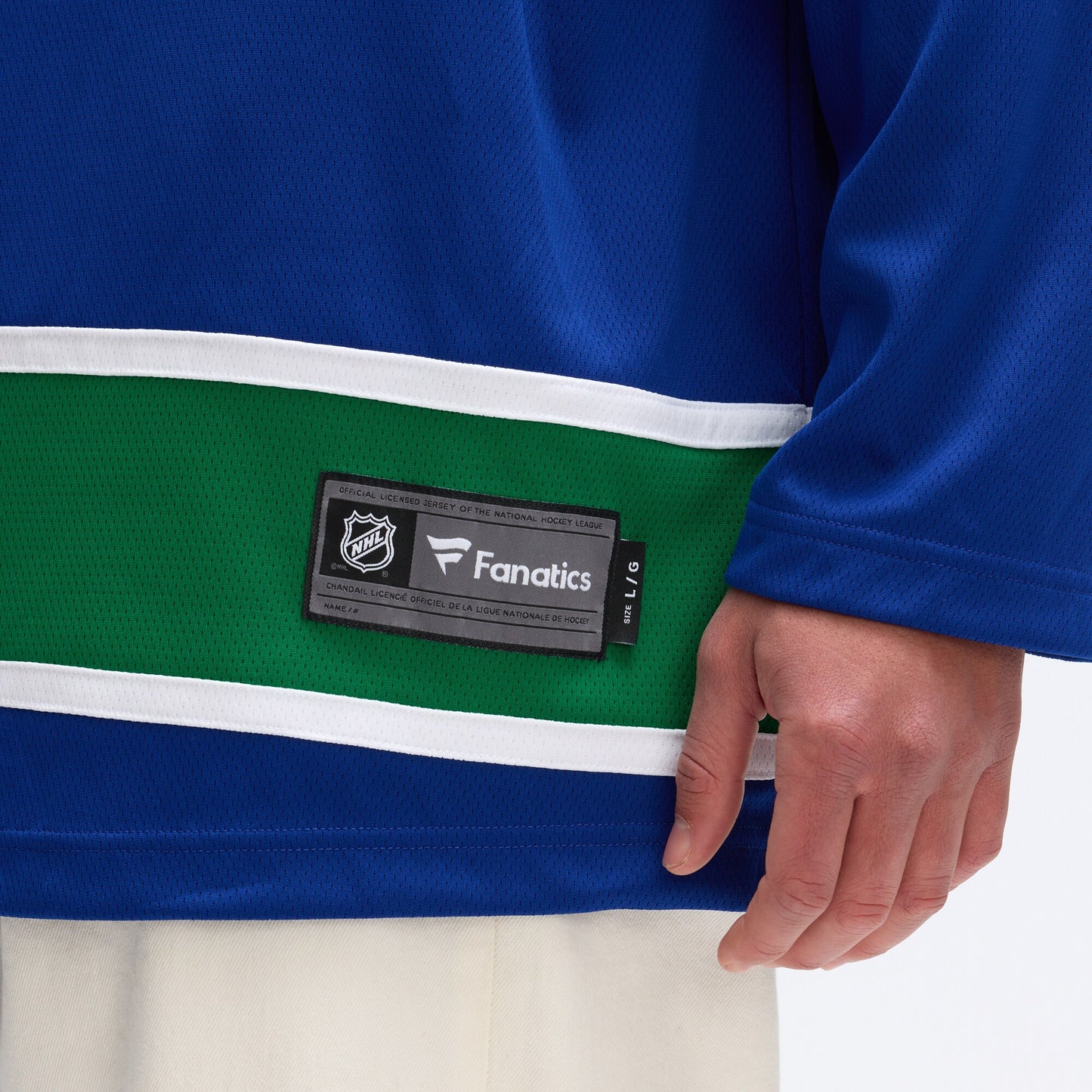 Vancouver Canucks Fanatics Home Team Breakaway Jersey - Blue