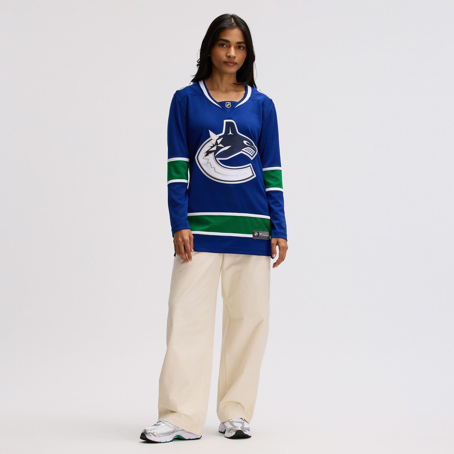 Vancouver Canucks Fanatics Women's Premier Breakaway Jersey - Blue