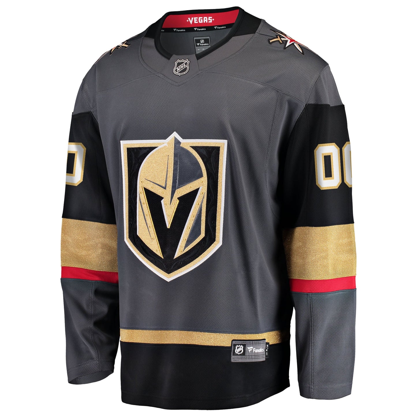 Vegas Golden Knights Fanatics Alternate Breakaway Custom Jersey - Gray