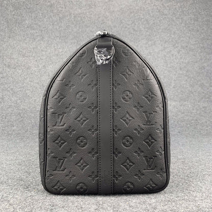 LV KEEPALL BANDOULIERE  GRAPHITE 50 BLACk