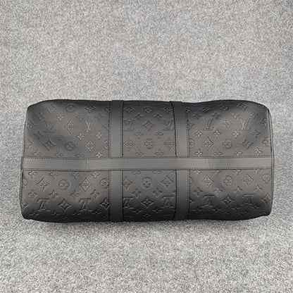 LV KEEPALL BANDOULIERE  GRAPHITE 50 BLACk