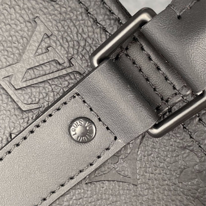 LV KEEPALL BANDOULIERE  GRAPHITE 50 BLACk