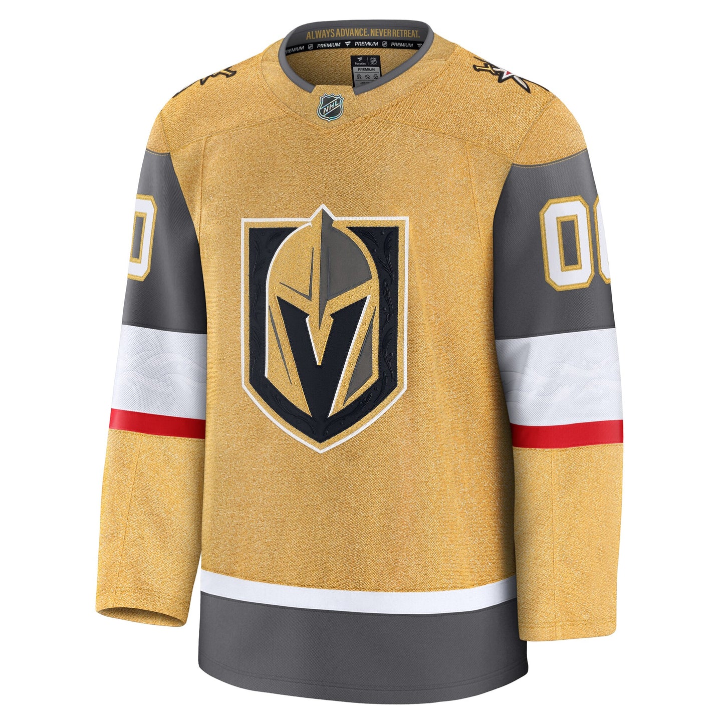 Vegas Golden Knights Fanatics Home Premium Custom Jersey - Gold