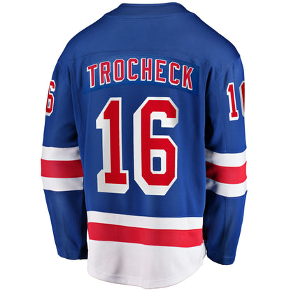 Vincent Trocheck New York Rangers Fanatics Home Breakaway Player Jersey - Blue