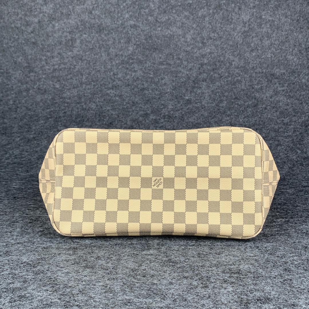NEVERFULL DAMIER AZUR MM ROSE BALLERINE LINING