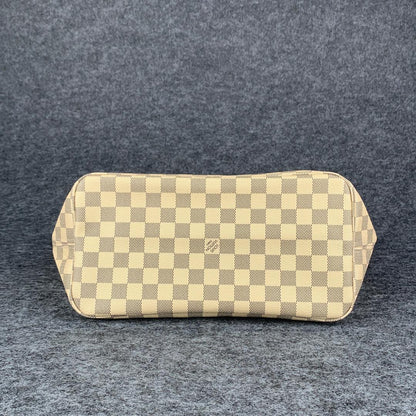 NEVERFULL DAMIER AZUR MM ROSE BALLERINE LINING