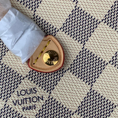 NEVERFULL DAMIER AZUR MM ROSE BALLERINE LINING