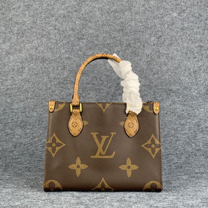 LV ONTHEGO GM  GIANT REVERSE BROWN