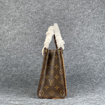 LV ONTHEGO GM  GIANT REVERSE BROWN