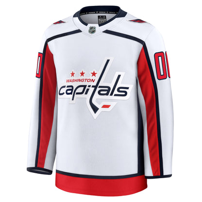 Washington Capitals Fanatics Away Premium Custom Jersey - White