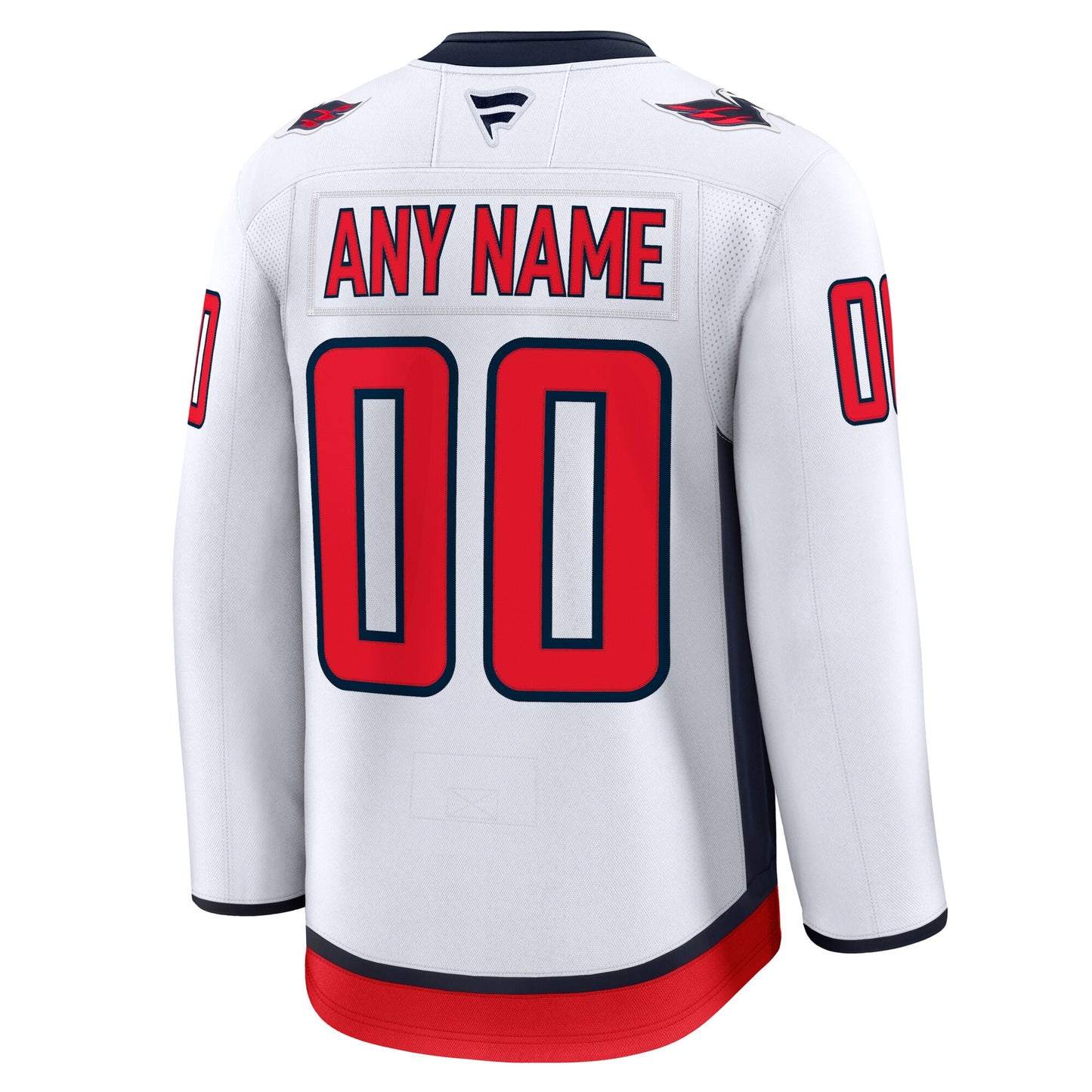 Washington Capitals Fanatics Away Premium Custom Jersey - White