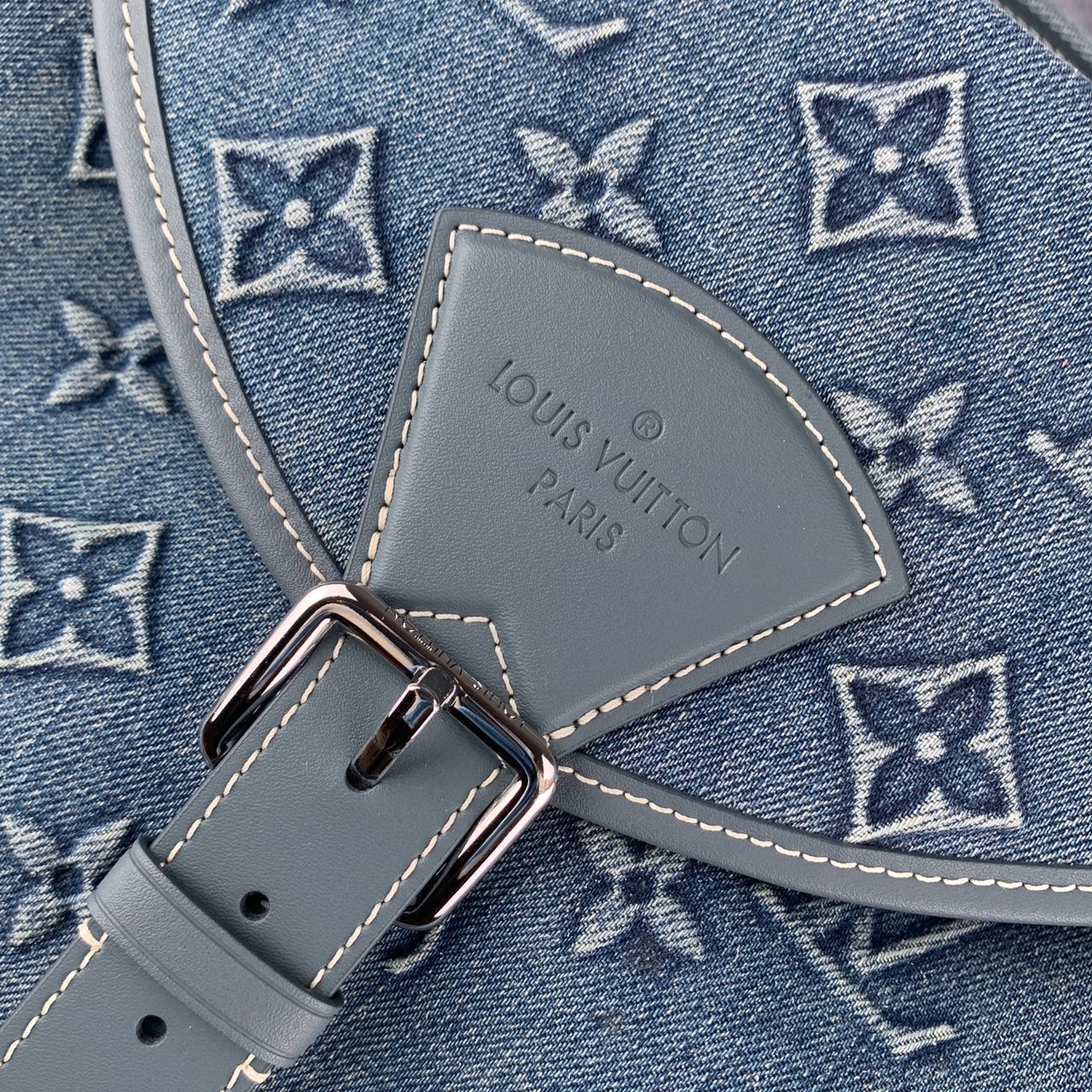 LV BACKPACK DENIM JACQUARD 'BLUE'