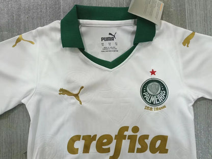 KIDS SE Palmeiras 2024/25 Away Football Kit Set (Jersey + Shorts)