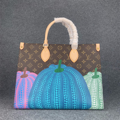 LV YK Onthego PM Pumpkin Print